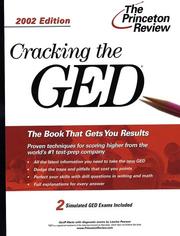 Cover of: Cracking the GED, 2002 Edition (Cracking the Ged)