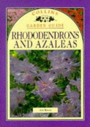 Cover of: Collins Garden Guide: Rhododendrons and Azaleas (Collins Aura Garden Handbooks)