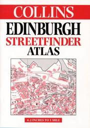 Cover of: Collins Edinburgh Streetfinder Atlas (Streetfinders)
