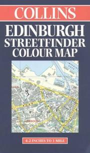 Cover of: Edinburgh Street Finder Map (Streetfinder)