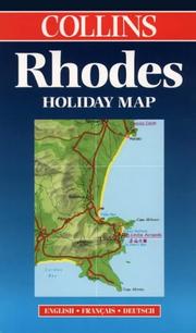 Cover of: Collins Rhodes Holiday Map: English, Francais, Deutsch (Bartholomew Holiday Maps)