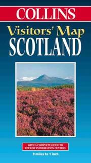 Cover of Collins Visitors' Map Scotland (Collins British Isles and Ireland Maps) by england) collins (firm : london