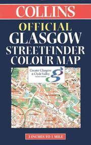 Cover of: Official Glasgow Streetfinder Colour Map (Streetmap)