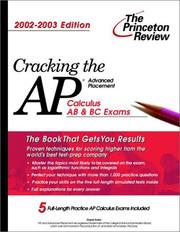 Cover of: Cracking the AP Calculus AB & BC