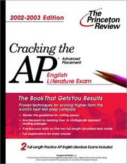 Cover of: Cracking the AP English Literature