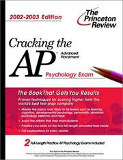 Cover of: Cracking the AP Psychology