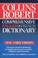 Cover of: Collins Robert Comprehensive English-French Dictionary