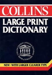 Cover of: Collins Large Print Dictionary