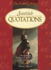 Cover of: Scottish Quotations (Scottish Collection) by Hazel Mills, Hazel Mills