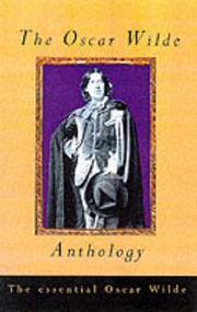 Cover of: The Oscar Wilde Anthology