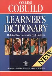 Cover of: Learner's Dictionary by John Sinclair