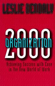 Cover of: Organization 2000 by Leslie Bendaly