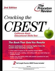 Cover of: Cracking the CBEST