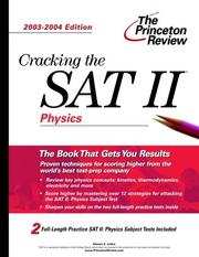 Cover of: Cracking the SAT II by Princeton Review