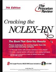 Cover of: Cracking the NCLEX-RN with Sample Tests on CD-ROM by Princeton Review