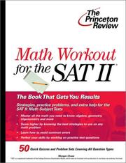 Cover of: Math Workout for the SAT II