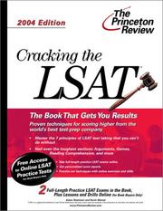 Cover of: Cracking the LSAT by Princeton Review