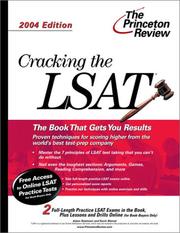 Cover of: Cracking the LSAT