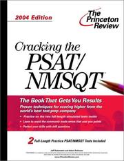 Cover of: Cracking the PSAT