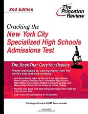 Cover of: Cracking the New York City Specialized High Schools Admissions Test