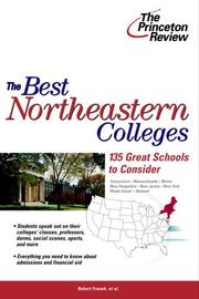 Cover of: The best northeastern colleges by by Robert Franek ... [et al.].