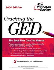 Cover of: Cracking the GED by Princeton Review