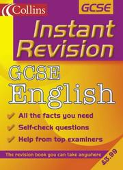 Cover of: GCSE English (Instant Revision S.) by Andrew Bennett