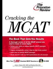 Cover of: Cracking the MCAT with Practice Questions on CD-ROM