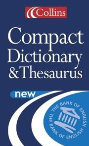 Cover of: Collins Compact Dictionary and Thesaurus