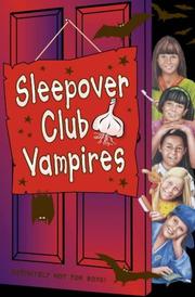 Cover of: Sleepover Club Vampires (The Sleepover Club)