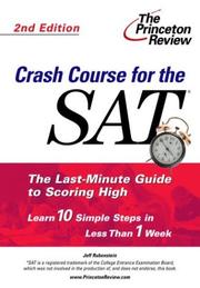 Cover of: Crash Course for the SAT