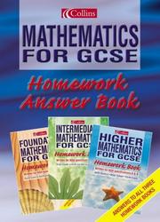 Cover of: Homework Book Answers (Mathematics for GCSE)