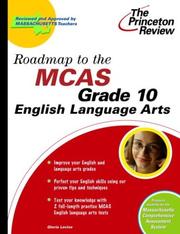 Cover of: Roadmap to the MCAS Grade 10 English Language Arts