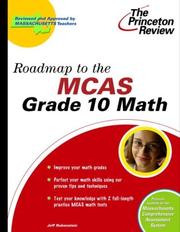 Cover of: Roadmap to the MCAS Grade 10 Math