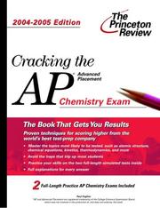 Cover of: Cracking the AP Chemistry Exam