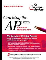 Cover of: Cracking the AP European History Exam