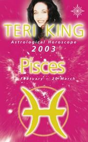 Cover of: Teri King's Astrological Horoscope for 2003 (Teri King's Astrological Horoscopes for 2003) by Teri King