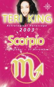 Cover of: Teri King's Astrological Horoscope for 2003 (Teri King's Astrological Horoscopes for 2003) by Teri King