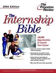 Cover of: The Internship Bible, 2004 Edition (Career Guides)