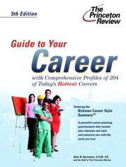 Cover of: Guide to Your Career, 5th Edition (Career Guides) by Princeton Review