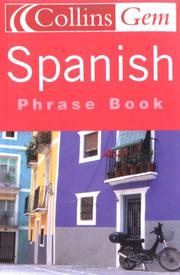 Cover of: Gem Spanish Phrase Book (Collins GEM) by HarperCollins Publishers Limited