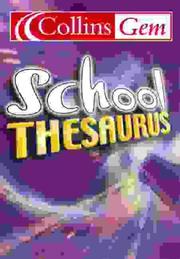 Cover of: School Thesaurus (Collins GEM) by 