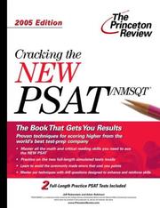 Cover of: Cracking the NEW PSAT/NMSQT