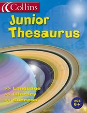 Cover of: Collins Junior Thesaurus (Collin's Children's Dictionaries)