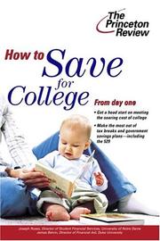 Cover of: How to save for college