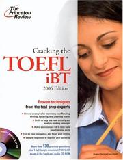 Cover of: Cracking the TOEFL with Audio CD, 2006 by Princeton Review