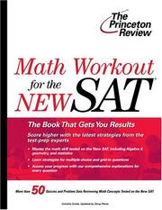 Cover of: Math Workout for the NEW SAT