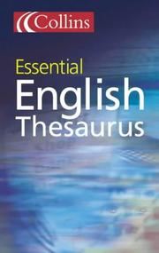 Cover of: Collins Essential Thesaurus A-Z (Thesaurus)