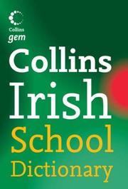 Cover of: Irish School Dictionary (Collins GEM)