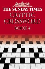 Cover of: The Sunday Times Cryptic Crossword by Barbara Hall